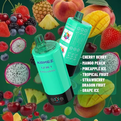 Kit jetable Airmez 12en1 300K 300000 Puffs 90ml