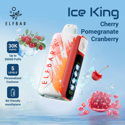 Kit jetable rechargeable ELF Bar Ice King 30K (30000 Puffs)
