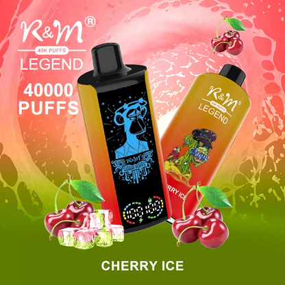 Kit jetable rechargeable R&M LEGEND 40000 Puffs (10 pièces/paquet)