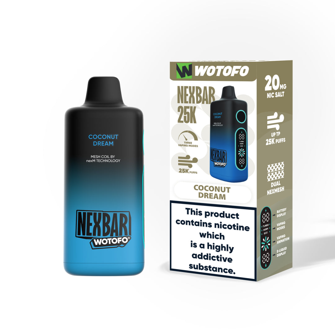 Kit jetable Wotofo Nexbar 25K 25000 Puffs