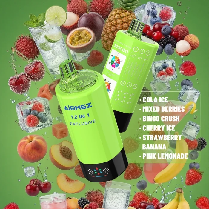 Kit jetable Airmez 12en1 300K 300000 Puffs 90ml