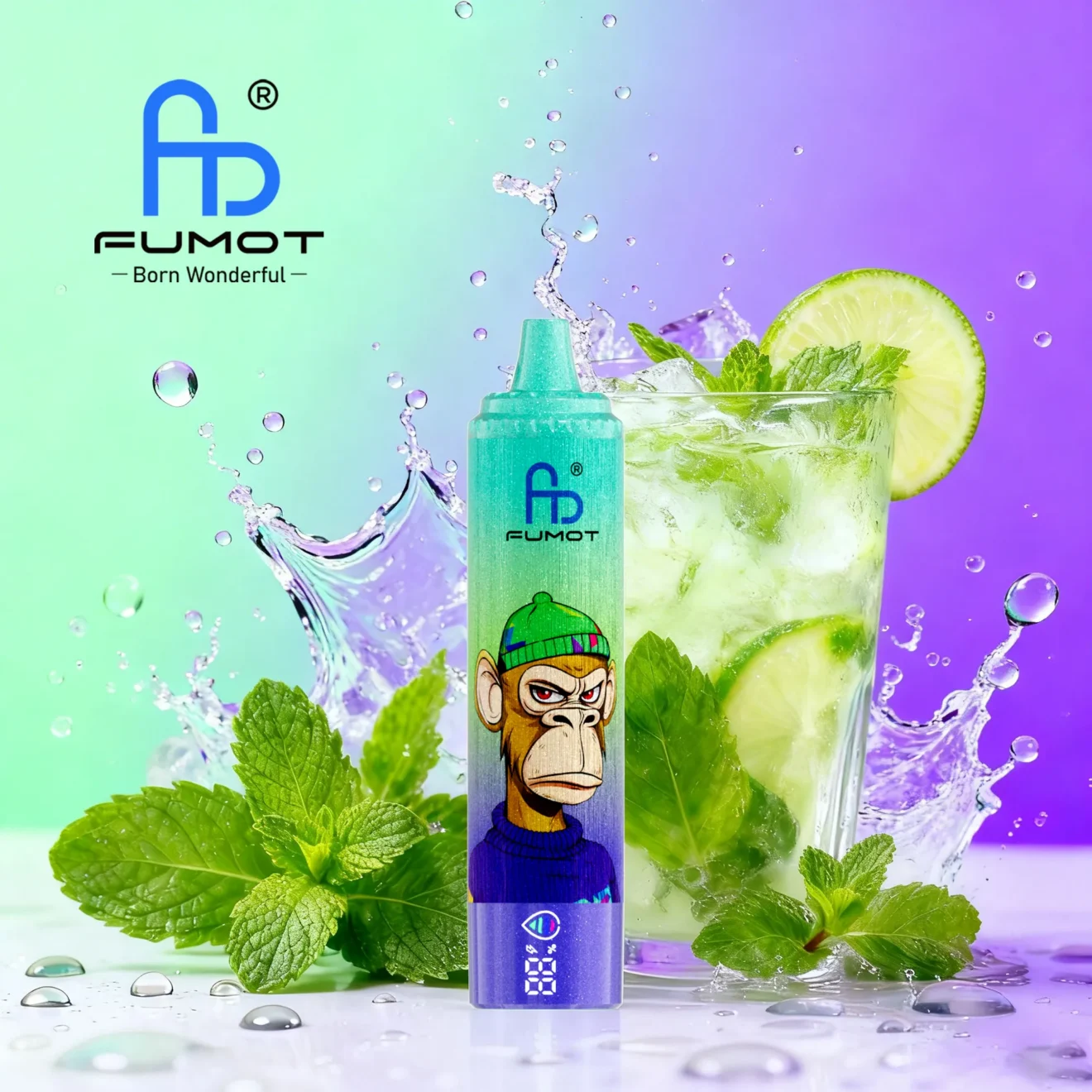 [Clearance Sale] Kit jetable rechargeable Fumot Randm Tornado 15000 Puffs