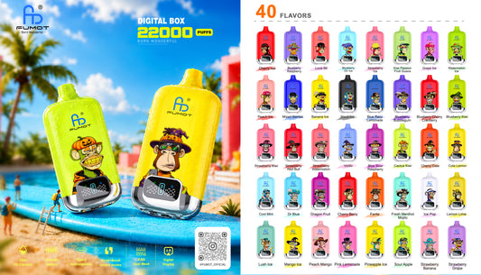 Kit jetable FUMOT Digital Box 22000 22K Puffs