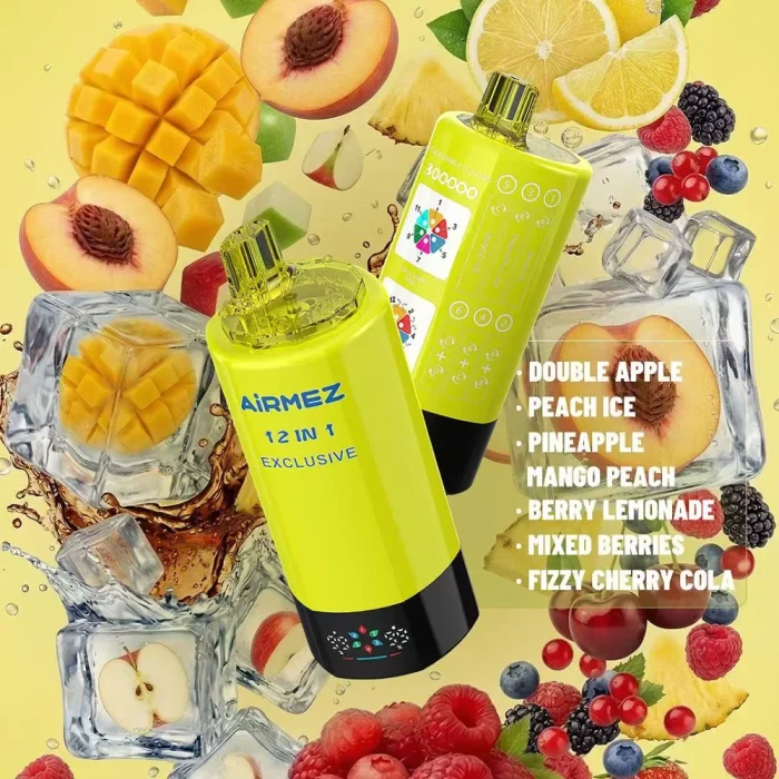 Kit jetable Airmez 12en1 300K 300000 Puffs 90ml