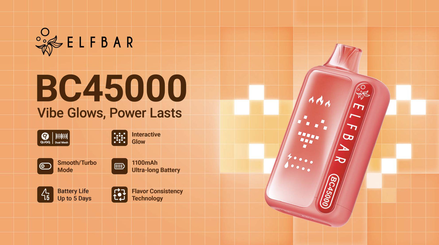 Kit jetable ELF BAR BC45000 45K Puffs