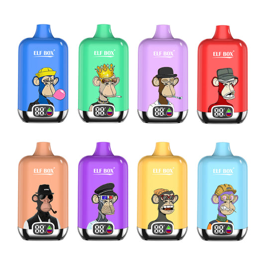 Kit jetable ELF BOX Digital 12000 Puffs