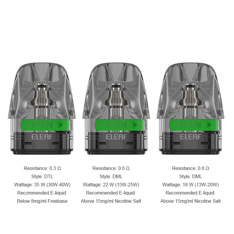 Cartouche Pod Eleaf iCita 3ml (2 pièces/paquet)