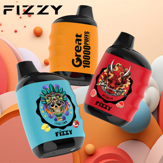 Kit jetable rechargeable Fizzy GREAT 10000 Puffs