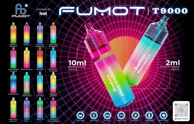 Kit de vape remplaçable Fumot T9000