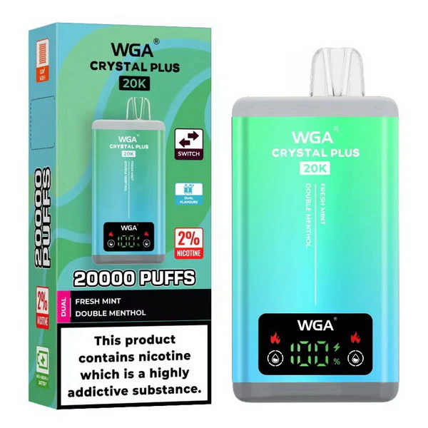 Kit jetable rechargeable WGA Crystal Plus 20000 Puffs 2-in-1