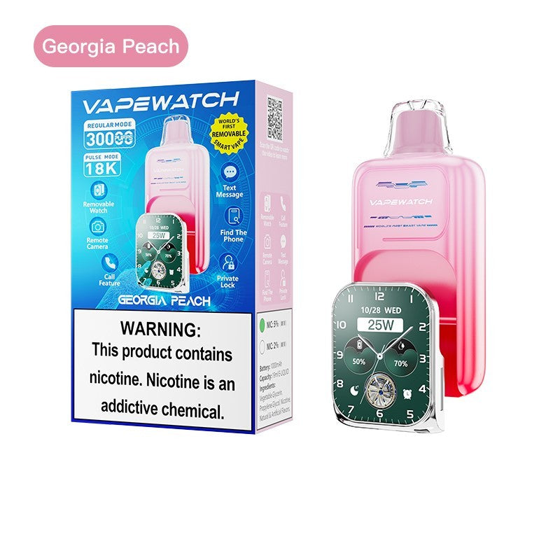 Kit jetable JNR VapeWatch Removable Screen 30K (30000 Puffs)
