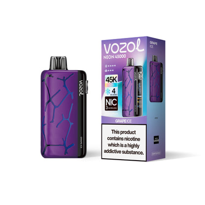 Kit jetable prérempli Vozol Neon 45000 Puffs 24 ml (45K Puffs)