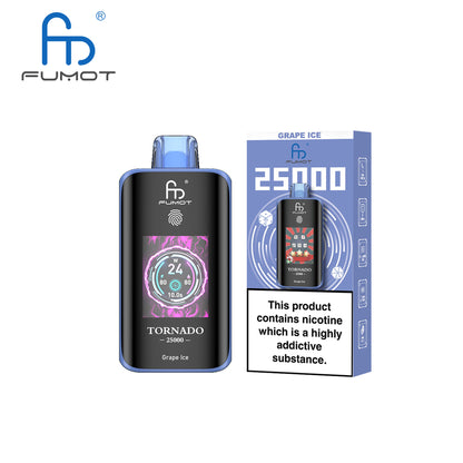 [Clearance Sale] Kit jetable rechargeable Fumot Randm Tornado 25000 25K Puffs (Touch Button)