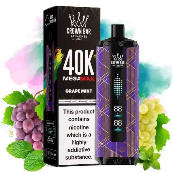 Kit jetable AL Fakher Crown Bar Mega Max 40K 40000 Puffs