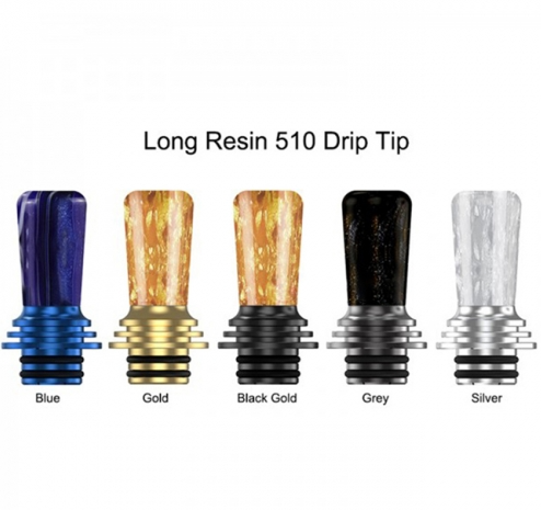 Hellvape Dead Rabbit MTL RTA Drip Tip 510 en résine longue