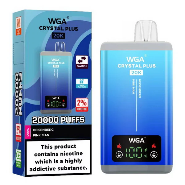 Kit jetable rechargeable WGA Crystal Plus 20000 Puffs 2-in-1