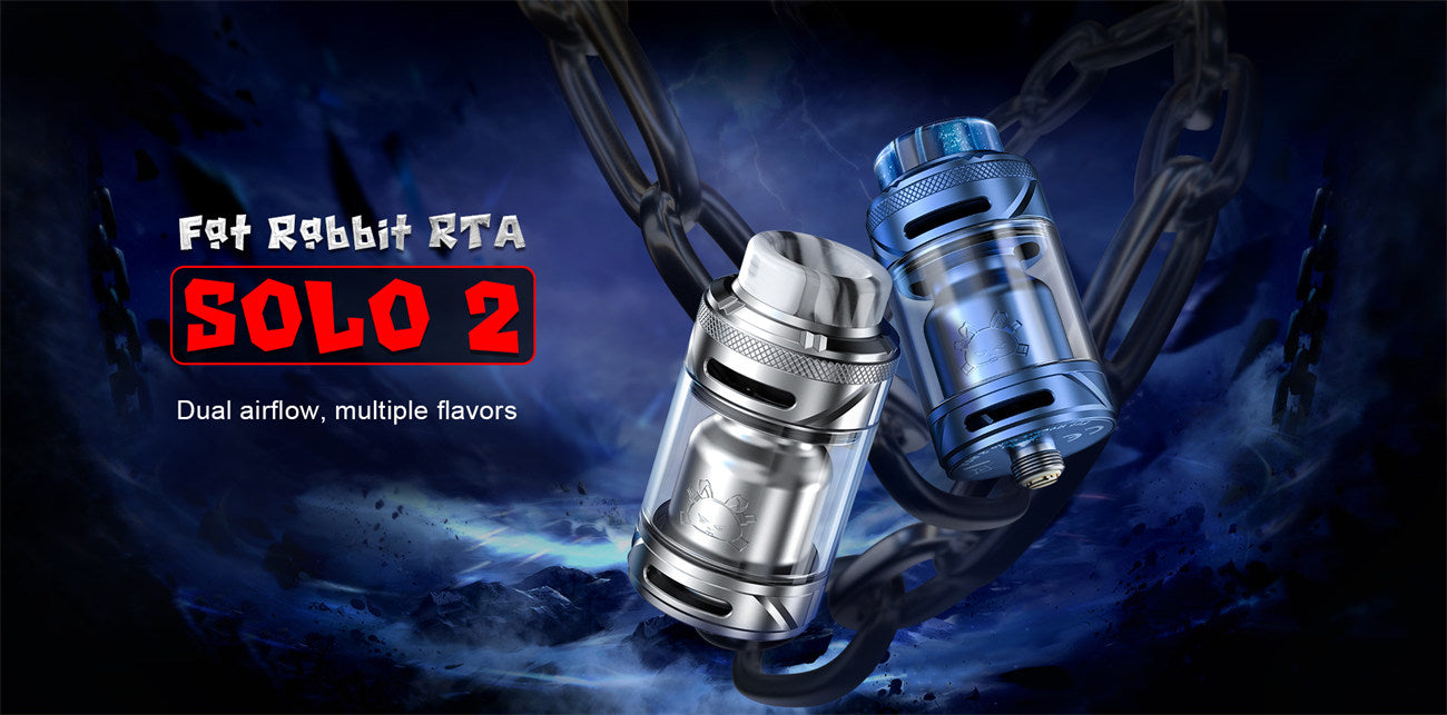 Atomiseur Hellvape Fat Rabbit Solo 2 RTA 5ml