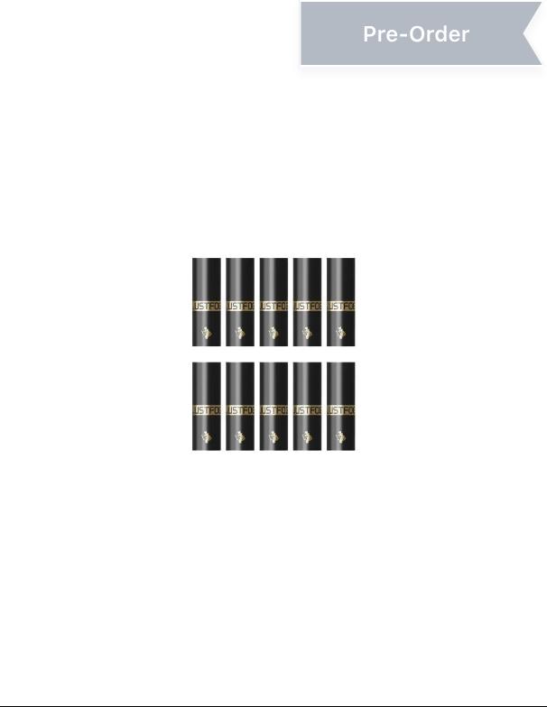 Filtres en papier Justfog Glent Pro 10 unités/paquet