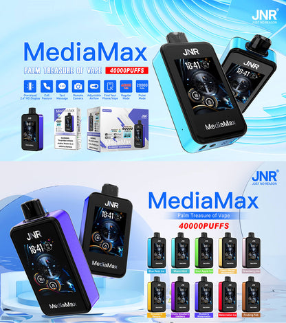 Kit jetable rechargeable JNR MediaMax 40000 21ml