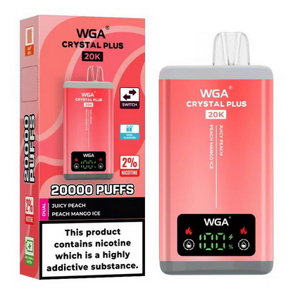 Kit jetable rechargeable WGA Crystal Plus 20000 Puffs 2-in-1