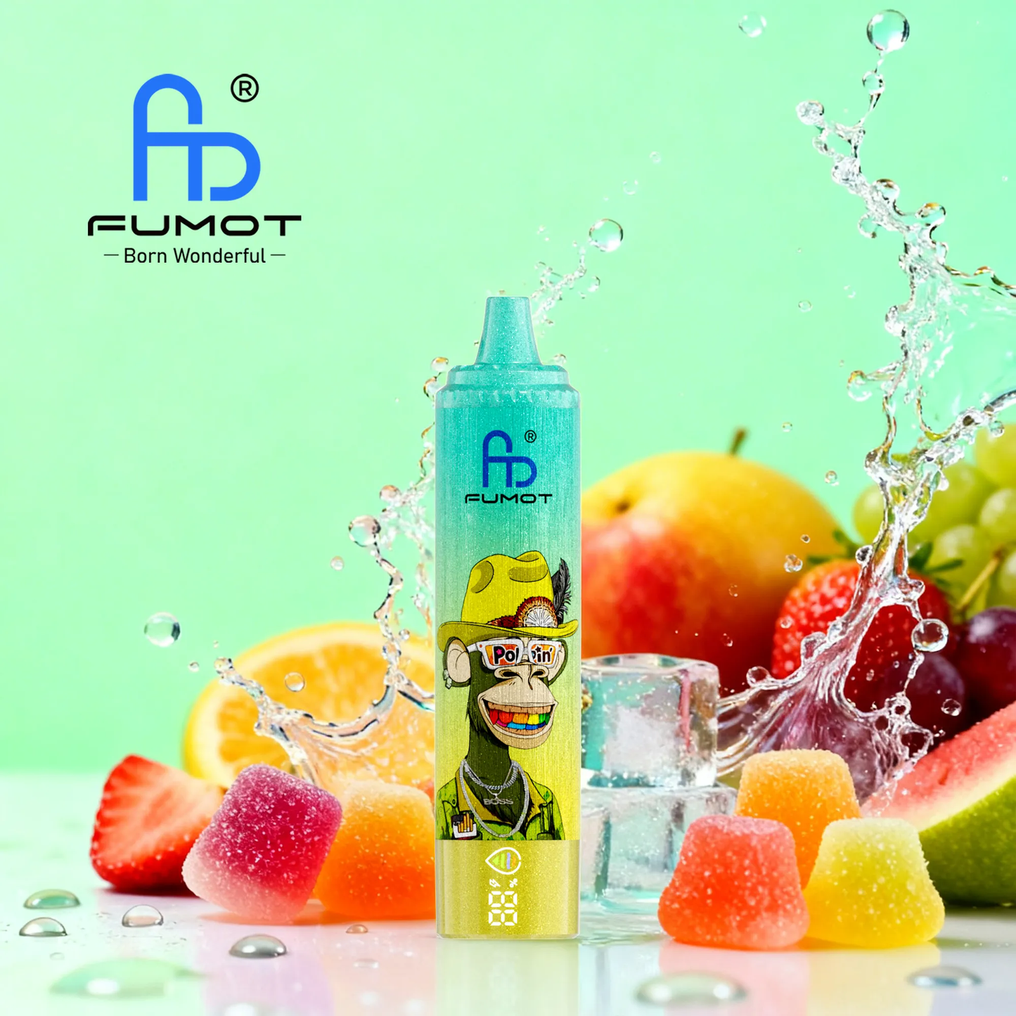 [Clearance Sale] Kit jetable rechargeable Fumot Randm Tornado 15000 Puffs