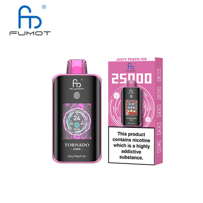 [Clearance Sale] Kit jetable rechargeable Fumot Randm Tornado 25000 25K Puffs (Touch Button)