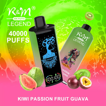Kit jetable rechargeable R&M LEGEND 40000 Puffs (10 pièces/paquet)
