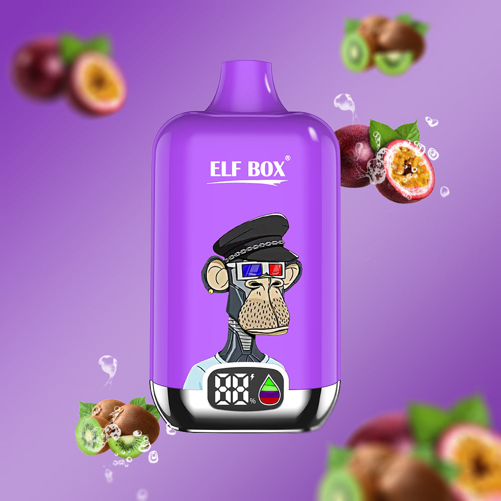 Kit jetable ELF BOX Digital 12000 Puffs