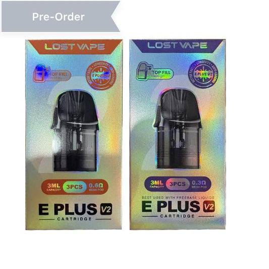 Lost Vape E Plus Cartouches V2 DM Top Fill 3ml 3 pièces/paquet
