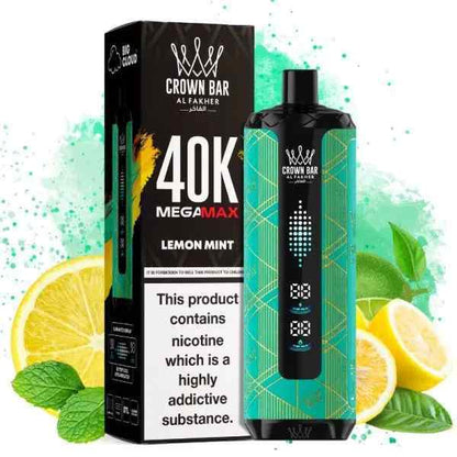 Kit jetable AL Fakher Crown Bar Mega Max 40K 40000 Puffs