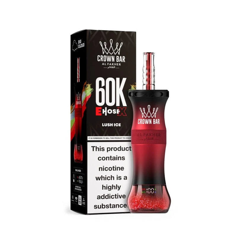 Kit jetable AL Fakher Crown Bar 60K 60000 Puffs E-Hose X