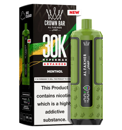 Kit jetable prérempli AL Fakher Crown Bar 30K Hypermax