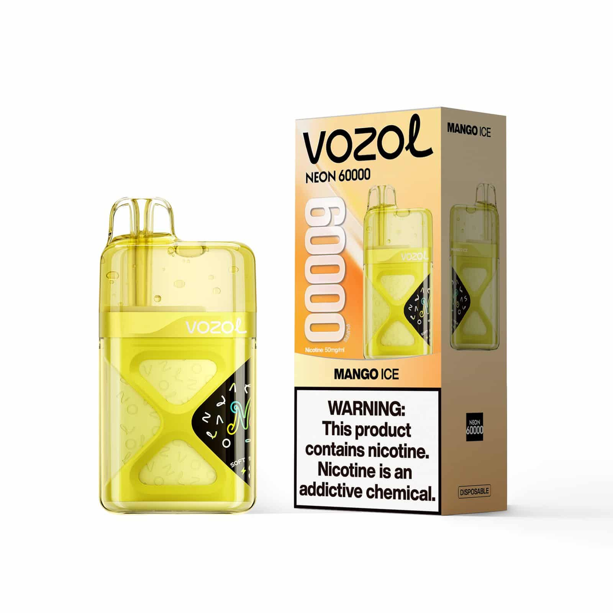 Kit jetable rechargeable VOZOL NEON 60K 60000 Puffs