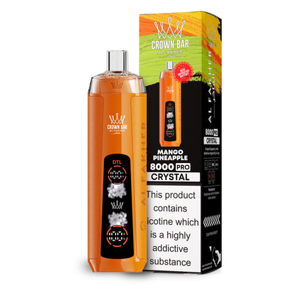 Kit jetable AL Fakher Crown Bar 8000 Crystal Dual Mode
