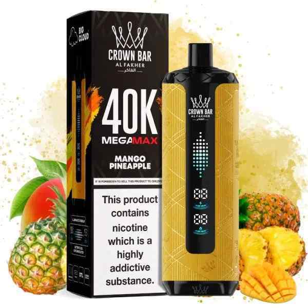 Kit jetable AL Fakher Crown Bar Mega Max 40K 40000 Puffs