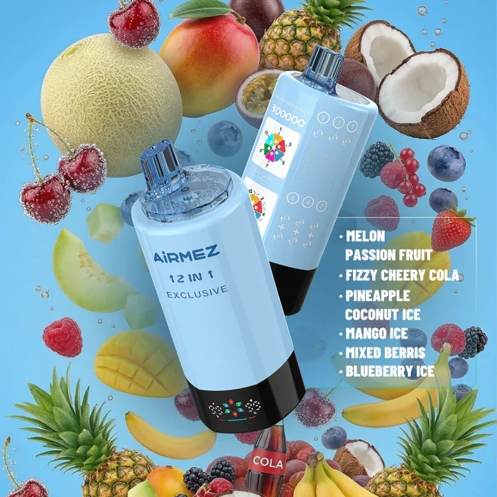 Kit jetable Airmez 12en1 300K 300000 Puffs 90ml