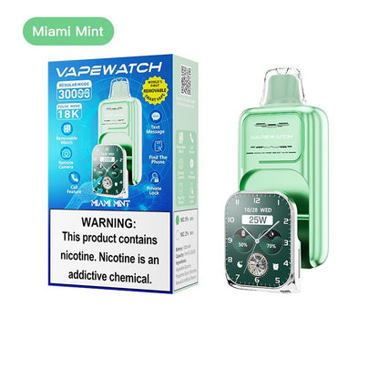 Kit jetable JNR VapeWatch Removable Screen 30K (30000 Puffs)