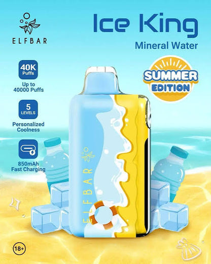 Kit jetable ELF BAR Ice King 40K 40000 Puffs - Summer Edition