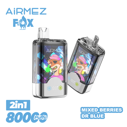 Kit jetable AiRMEZ Fox 80000 80K Puffs 30ml (Dual Flavor)