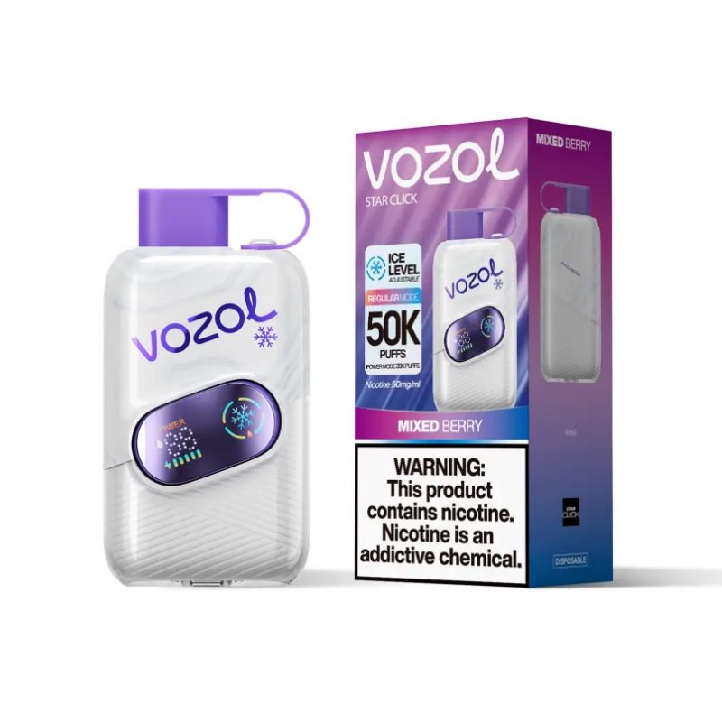 Kit jetable rechargeable Vozol Star Click 50K Puffs (50000 Puffs)