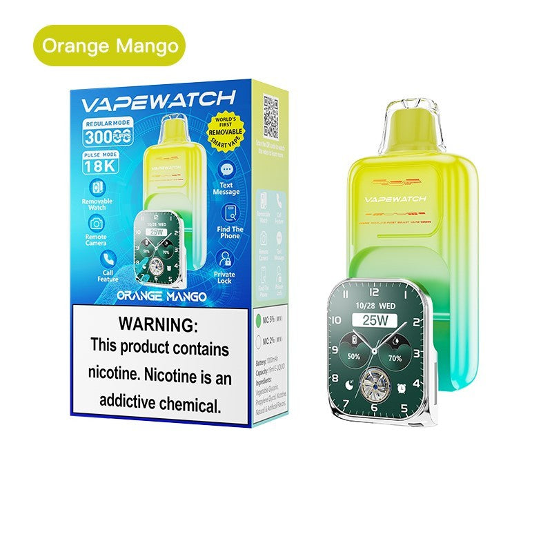Kit jetable JNR VapeWatch Removable Screen 30K (30000 Puffs)