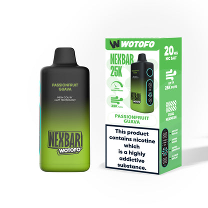 Kit jetable Wotofo Nexbar 25K 25000 Puffs