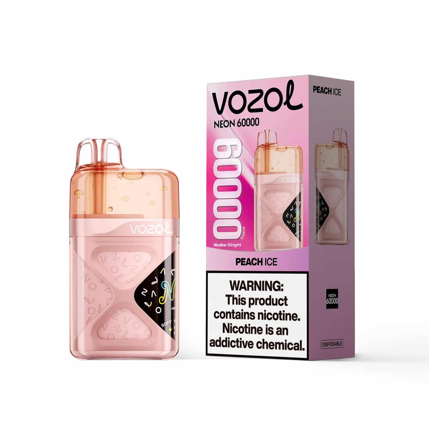 Kit jetable rechargeable VOZOL NEON 60K 60000 Puffs