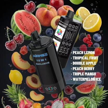 Kit jetable Airmez 12en1 300K 300000 Puffs 90ml