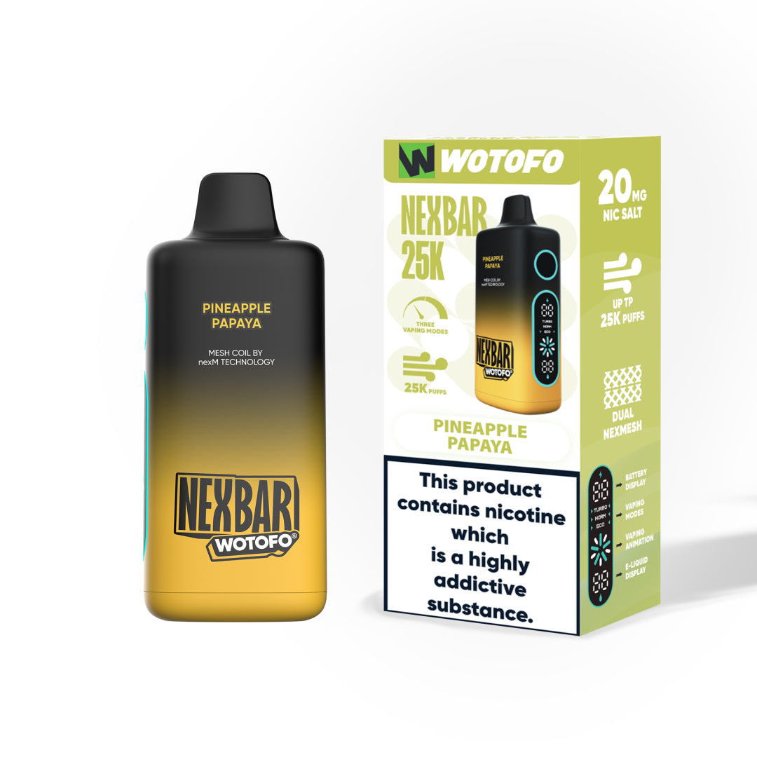 Kit jetable Wotofo Nexbar 25K 25000 Puffs