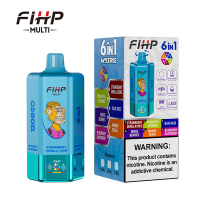 Kit jetable rechargeable FIHP Multi 120000 120K Puffs 6 in 1
