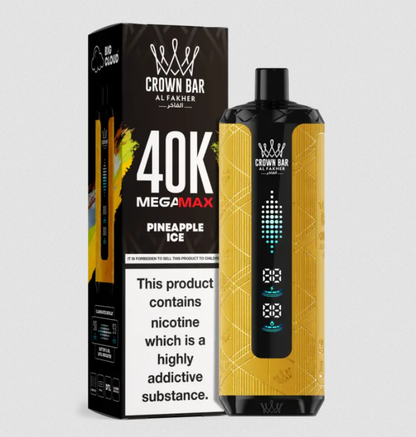 Kit jetable AL Fakher Crown Bar Mega Max 40K 40000 Puffs