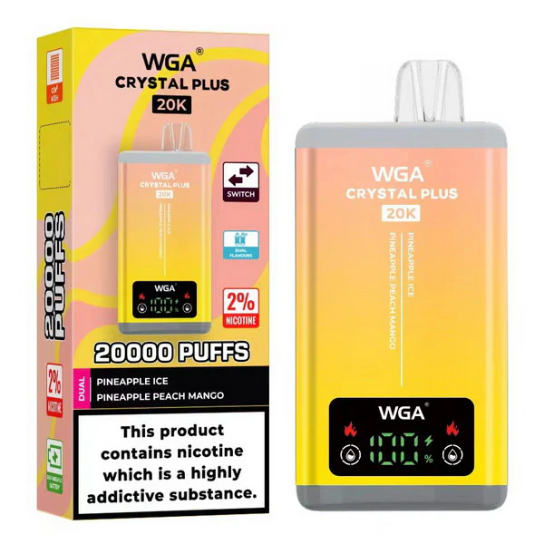 Kit jetable rechargeable WGA Crystal Plus 20000 Puffs 2-in-1