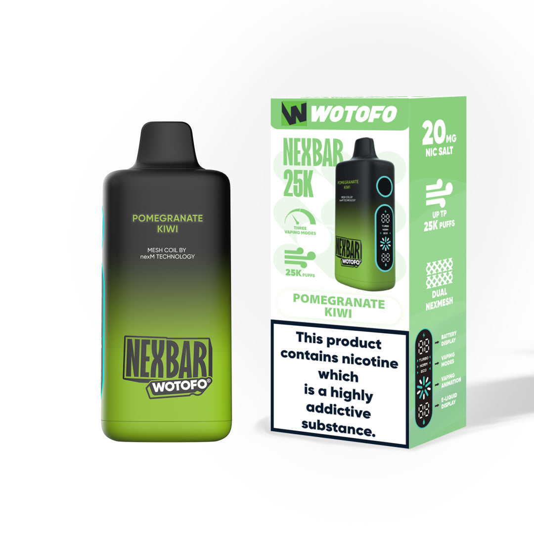 Kit jetable Wotofo Nexbar 25K 25000 Puffs