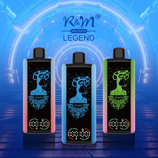 Kit jetable rechargeable R&M LEGEND 40000 Puffs (10 pièces/paquet)